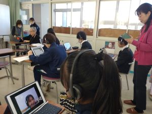 英検クラブの活動風景