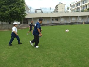 ラグビークラブの活動風景